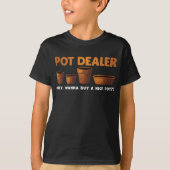 Funny Gardening Joke Pot Dealer Plan Addicate Gard T-shirt (Voorkant)