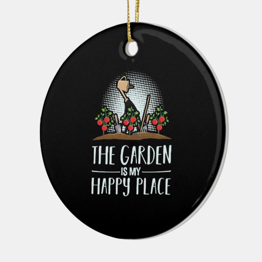 Funny Gardening Keramisch Ornament (Links)