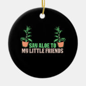 Funny Gardening Keramisch Ornament (Voorkant)