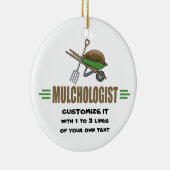 Funny Gardening Keramisch Ornament (Rechts)