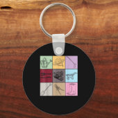 Funny Gardening Lover S Plant Lover , Men's G Clic Sleutelhanger (Voorkant)