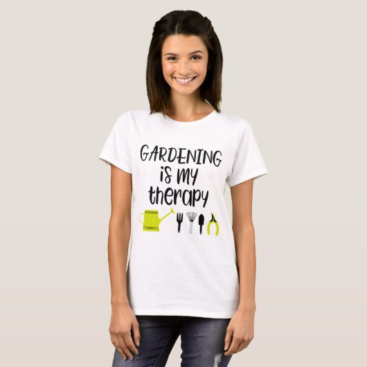 Funny Gardening Lover T-shirt (Voorkant volledig)