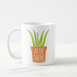 Funny Gardening Pun Aloe daar Koffiemok