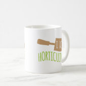 Funny Gardening Pun I Dig Horticulture Koffiemok (Voorkant rechts)