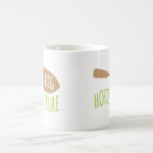 Funny Gardening Pun I Dig Horticulture Koffiemok (Center)