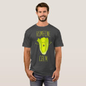 Funny Gardening Pun Romaine Calm Gardener Gift T-shirt (Voorkant volledig)