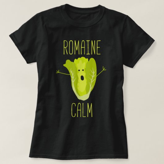 Funny Gardening Pun Romaine Calm Gardener Gift T-shirt (Design voorkant)