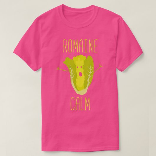 Funny Gardening Pun Romaine Calm Gardener Gift T-shirt (Design voorkant)