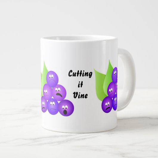 Funny Gardner Large Coffee Mok (Voorkant rechts)