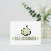 Funny Garlic Briefkaart (Staand voorkant)