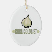 Funny Garlic Keramisch Ornament (Rechts)