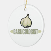 Funny Garlic Keramisch Ornament (Links)