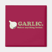 Funny Garlic Magneet (Voorkant)