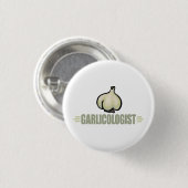 Funny Garlic Ronde Button 3,2 Cm (Voorkant /achterkant)