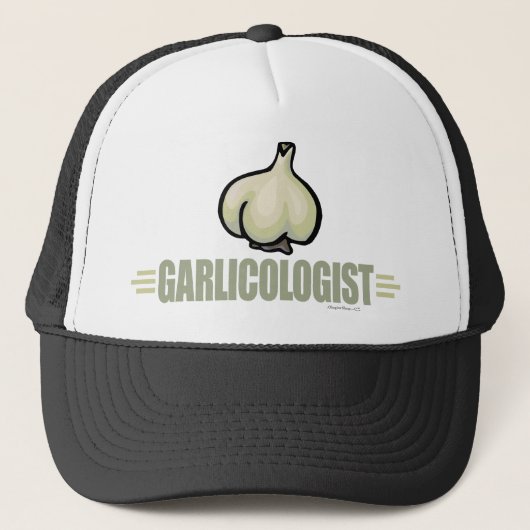 Funny Garlic Trucker Pet (Voorkant)