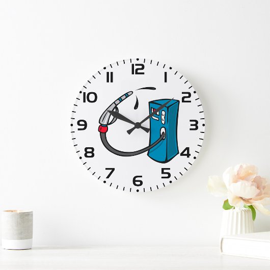 Funny Gas Pump Fuel Station Grote Klok