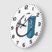 Funny Gas Pump Fuel Station Grote Klok (Hoek)