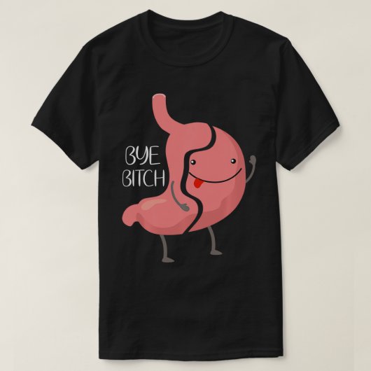 Funny Gastric Sleeve Bariatrische VSG chirurgie Ga T-shirt (Design voorkant)