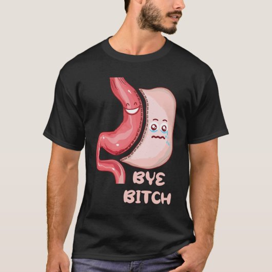 Funny Gastric Sleeve Baripaat VSG Chirurgie Gaster T-shirt (Voorkant)
