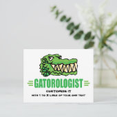Funny Gators Briefkaart (Staand voorkant)