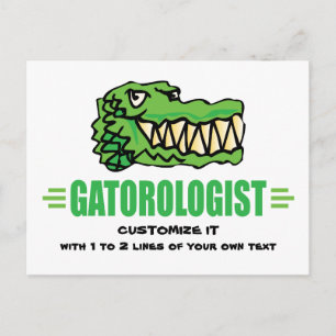 Funny Gators Briefkaart