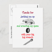 Funny Gay Briefkaart (Voorkant / Achterkant)