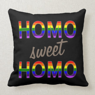Funny Gay Homo Sweet Homo Kussen