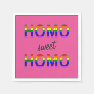 Funny Gay Homo Sweet Homo Servet