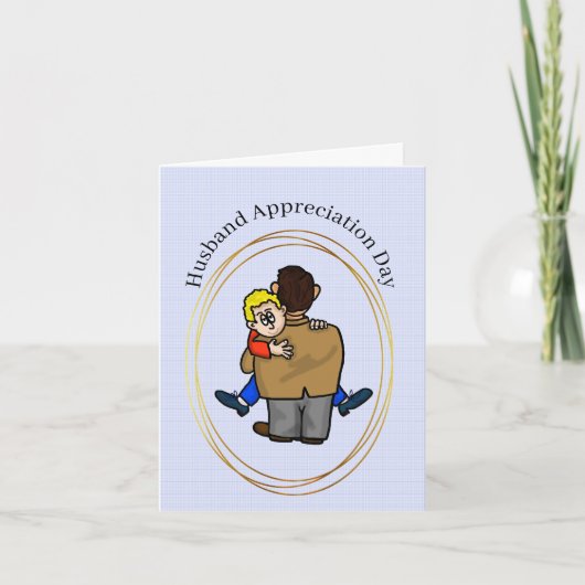 Funny Gay Husband Appreciation Day Card Kaart (Voorkant)