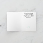 Funny Gay Husband Appreciation Day Card Kaart (Binnen)