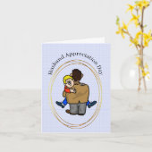 Funny Gay Husband Appreciation Day Card Kaart (Gele Bloem)