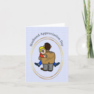 Funny Gay Husband Appreciation Day Card Kaart