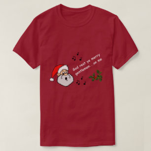 Funny Gay KerstGod Rest Ye Merry Gentlemen T-shirt