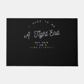 Funny Gay Pride LGBT Football Receiver Quarterback Deurmat (Voorkant)