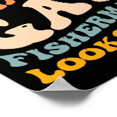 Funny Gay Pride Vist wat een homoseksuele visser e Poster (Hoek)