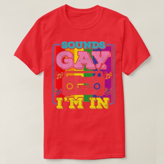 Funny Gay PrideKlinkt binnen Im (2) T-shirt (Design voorkant)
