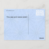 Funny Gay Yule Log Briefkaart (Achterkant)