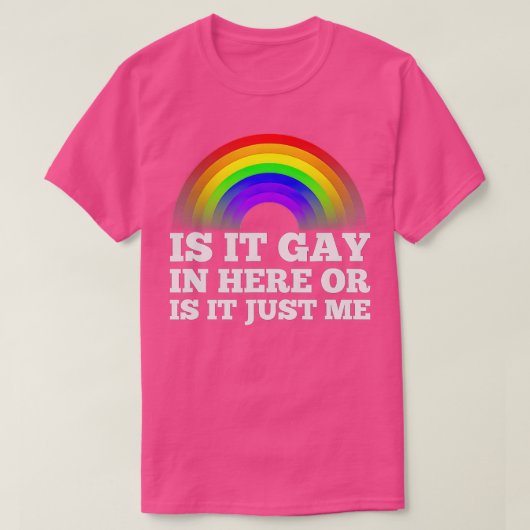 Funny Gay's voor mannen Pride Rainbow Stuff geeft  T-shirt (Design voorkant)