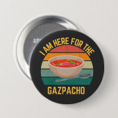 Funny Gazpacho Ronde Button 7,6 Cm (Voorkant /achterkant)