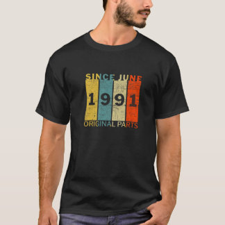 Funny Geboren in juni 1991 T-shirt