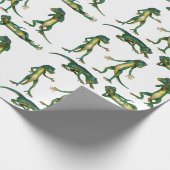 Funny Gecko Gift wrap elke keer Cadeaupapier (Hoek)