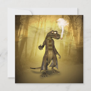 Funny gecko kaart
