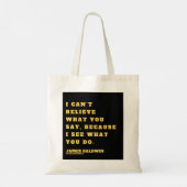 Funny geeft James Baldwin cadeautjes voor een fan Tote Bag (Achterkant)