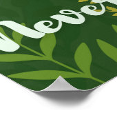 Funny geeft nooit op #Frog Choking Bird Poster (Hoek)