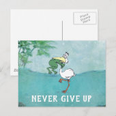 Funny geeft Pelican-Briefkaart nooit op Briefkaart (Voorkant / Achterkant)