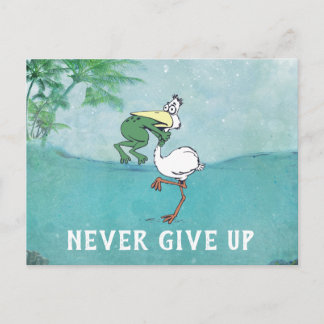Funny geeft Pelican-Briefkaart nooit op Briefkaart