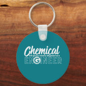 Funny Geek Engineer Chemical Engineering Major Sleutelhanger (Voorkant)