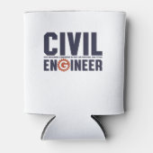 Funny Geek Engineer Humor Civil Engineering job Blikjeskoeler (Voorkant)