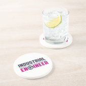 Funny Geek Engineer Industrial Engineering Major Zandsteen Onderzetter (Zijkant)