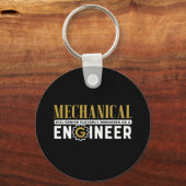 Funny Geek Engineer Mechanical Engineering Student Sleutelhanger (Voorkant)